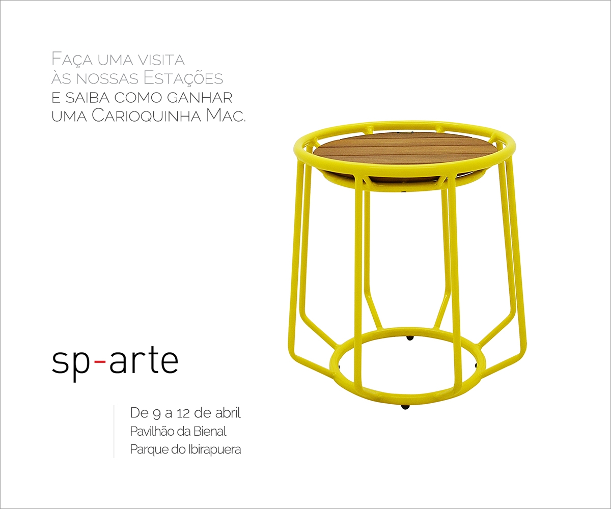 Mac na SP-Arte 2015: ganhe uma Carioquinha